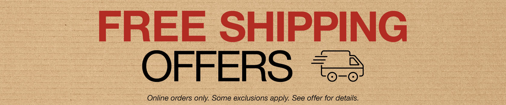 Free shipping offer details